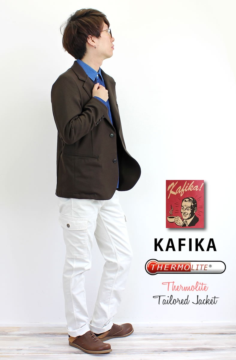 カフィカ KAFIKA サーモライト 4WAYストレッチ テーラードジャケット