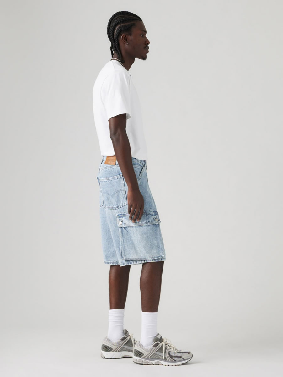 福袋安いいね半額ストア Levi's リーバイス 478 バギーカーゴショートパンツ メンズ 12 パンツ