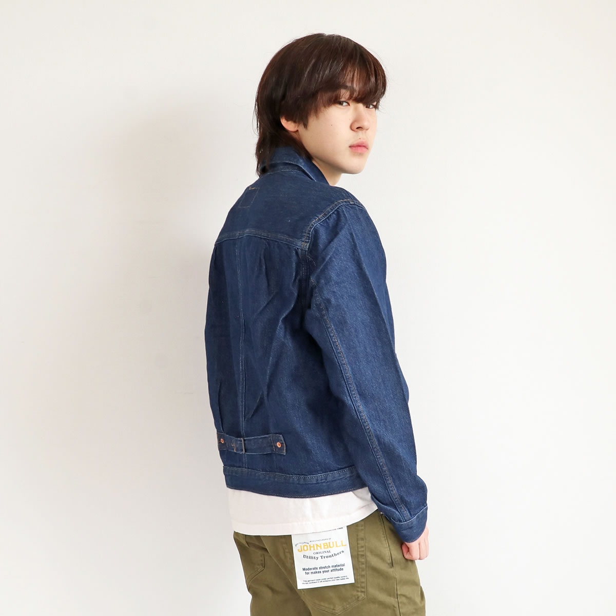 EM961【Levi's/リーバイス】デニムジャケット　ヴィンテージ　ブルー　S Levi's LEVIS リーバイス ヴィンテージ プリーツ トラッカー