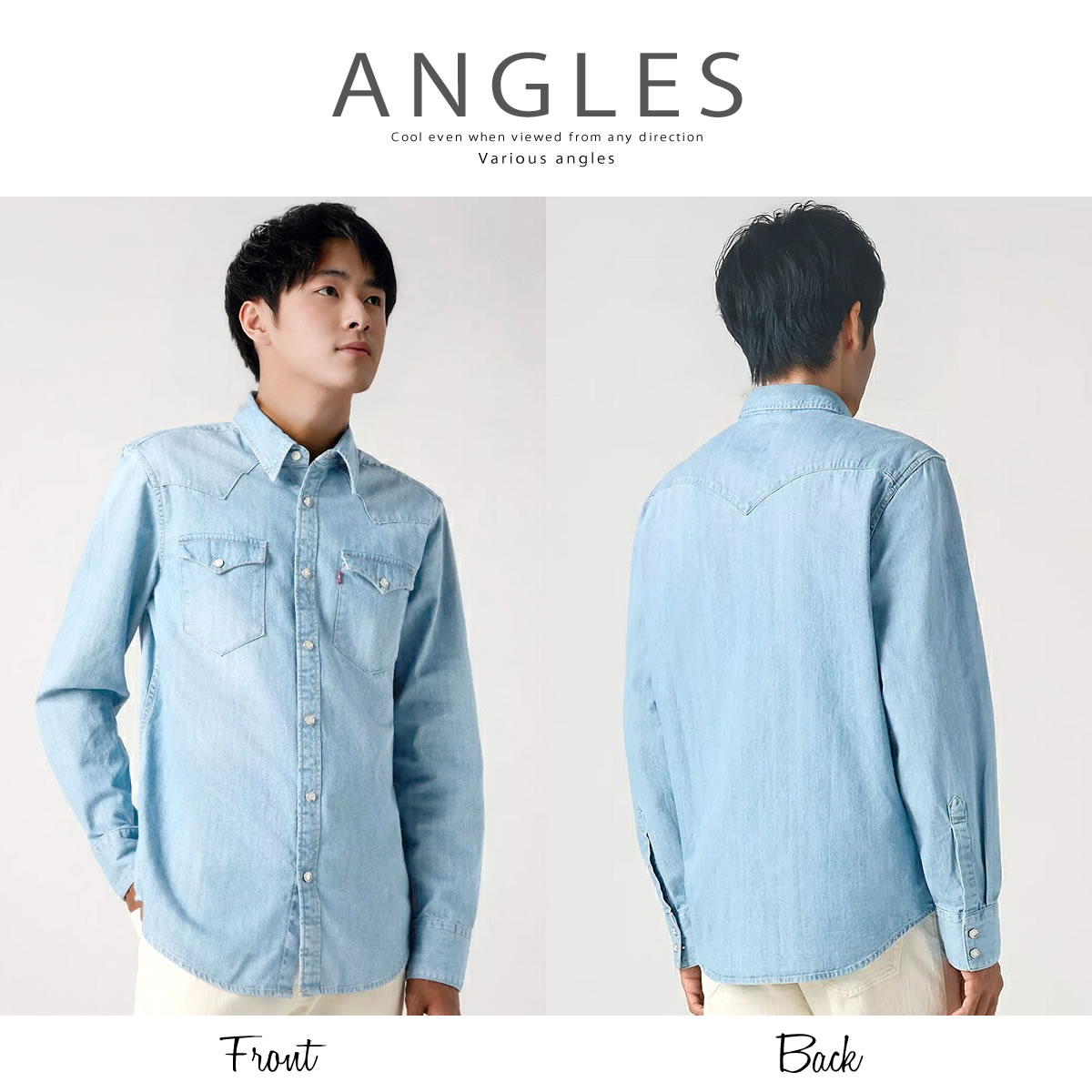 LEVI’S/ リーバイス　デニム シャツ　Ｌ相当 LEVI'S/ リーバイス デニム シャツ L相当 - メルカリ