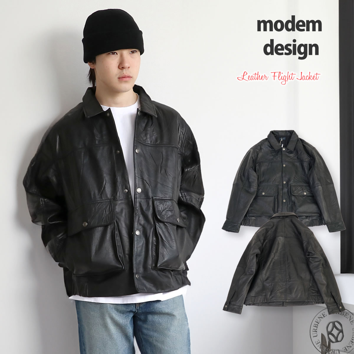 modem design（モデムデザイン） レザージャケット モデム デザイン リ