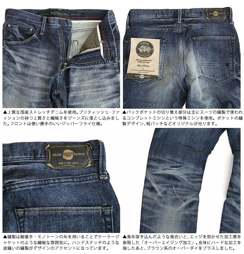 BLUE WAY　デニムパンツ　Lサイズ　32インチ m1881-5305_1.jpg