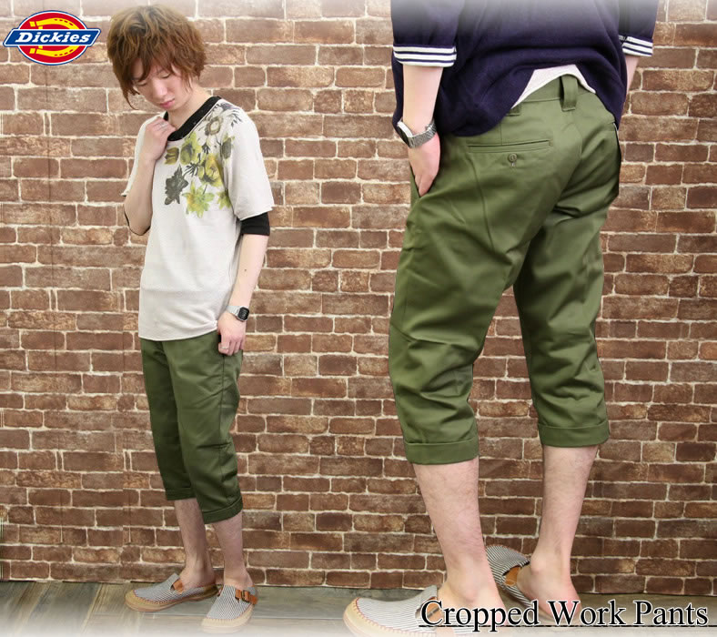 Dickies（ディッキーズ） ローライズ クロップドワークパンツ メンズ