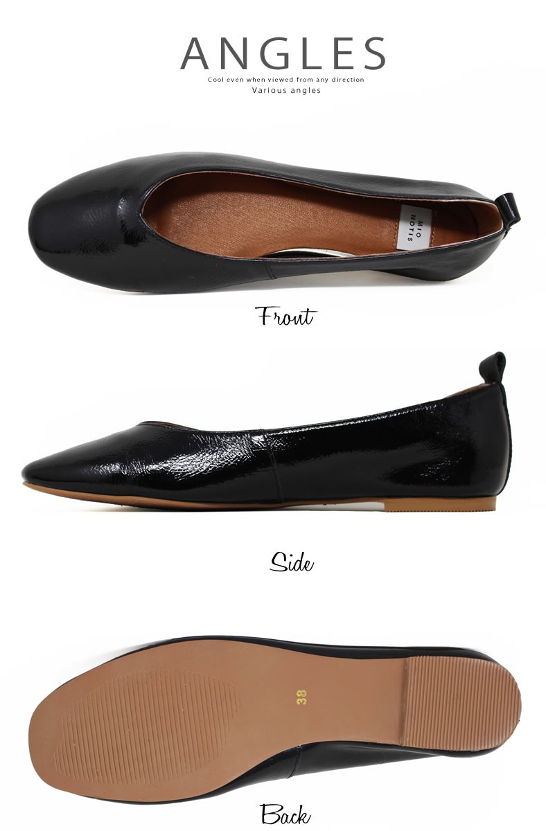 mio notis（ミオノティス） 55%OFF / mio notis リアルレザー Vカット