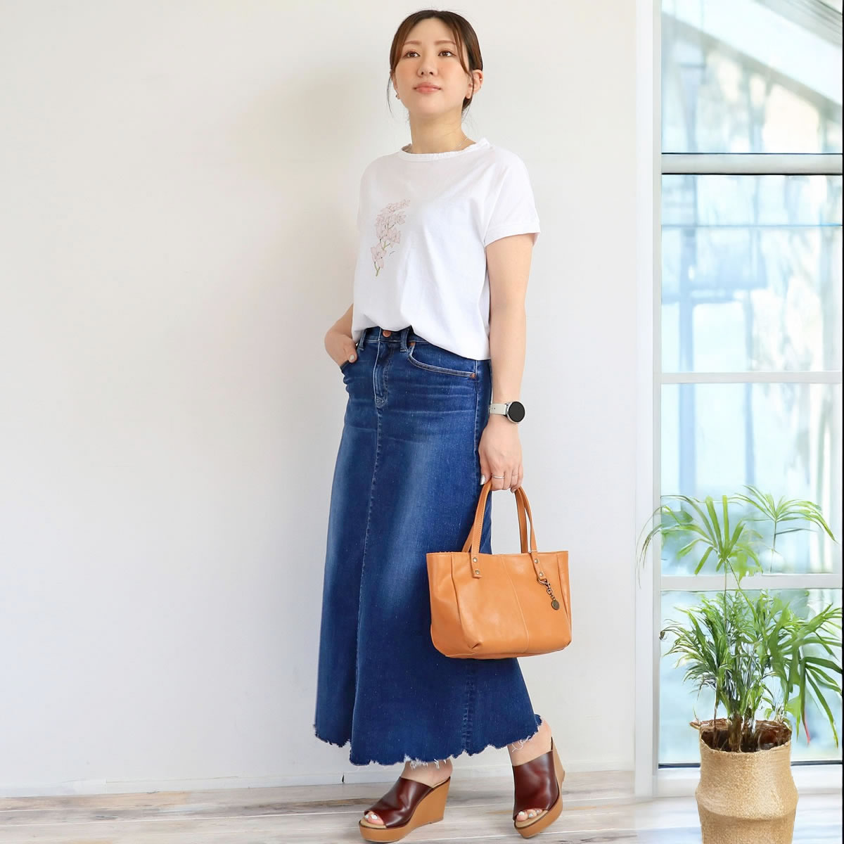 Big John（ビッグジョン） デニムスカート ハイパーストレッチ ジョグ