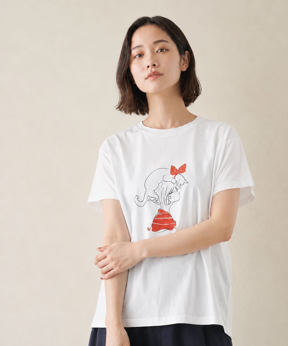 NARU ナル ミナミシャツ レディース Tシャツ 日本製 綿100％ フレンチ