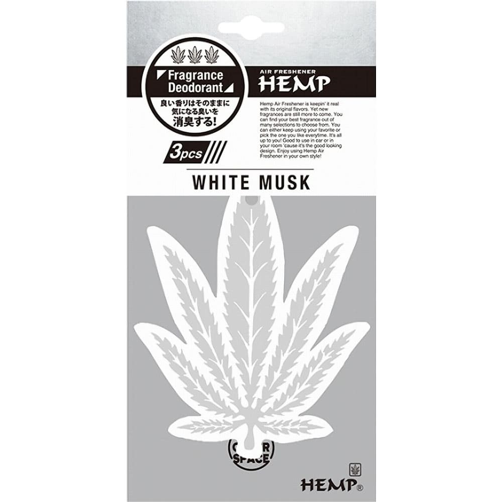 ノルコーポレーション 3枚組 消臭＆芳香 HEMP ヘンプ 3P 吊り下げ