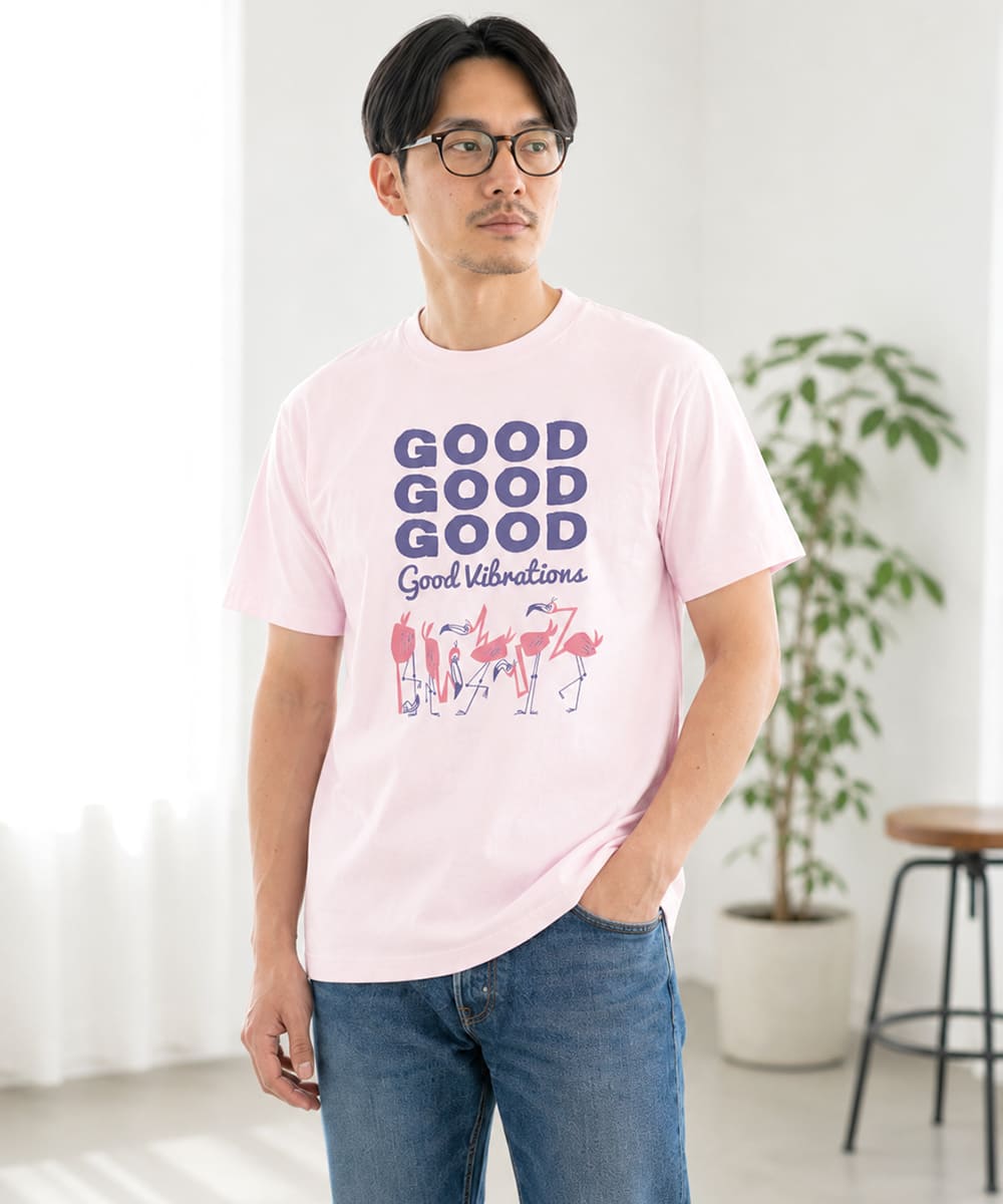 GOOD ON（グッドオン） 半袖Tシャツ フラミンゴ ショートスリーブT