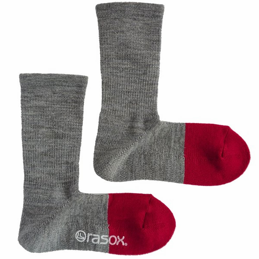 rasox（ラソックス） 吸湿発熱素材 ニューウォーム クルーソックス