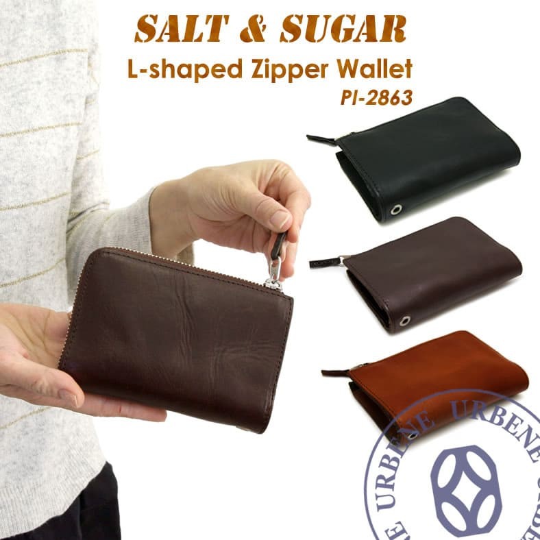 ソルト＆シュガー 二つ折り財布 salt&sugar PIN ピン リアルレザー L字ファスナーウォレット L字ファスナー財布 小銭入れあり おしゃれ  : saltandsugar-pi-2863 : ジーンズ&カジュアル アーベン-メンズレディース - 通販 - Yahoo!ショッピング