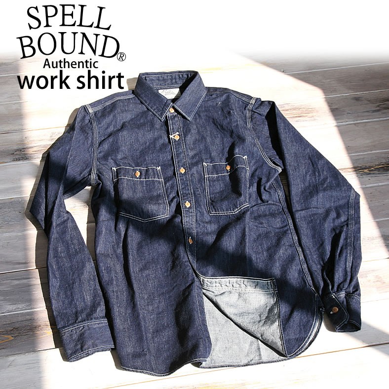 SPELLBOUND（スペルバウンド） カジュアルシャツ Spell Bound 6oz ワン