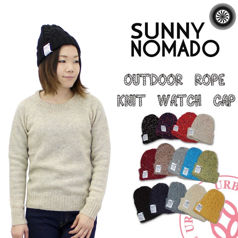 SUNNY NOMADO（サニーノマド） ニットキャップ アウトドアロープ