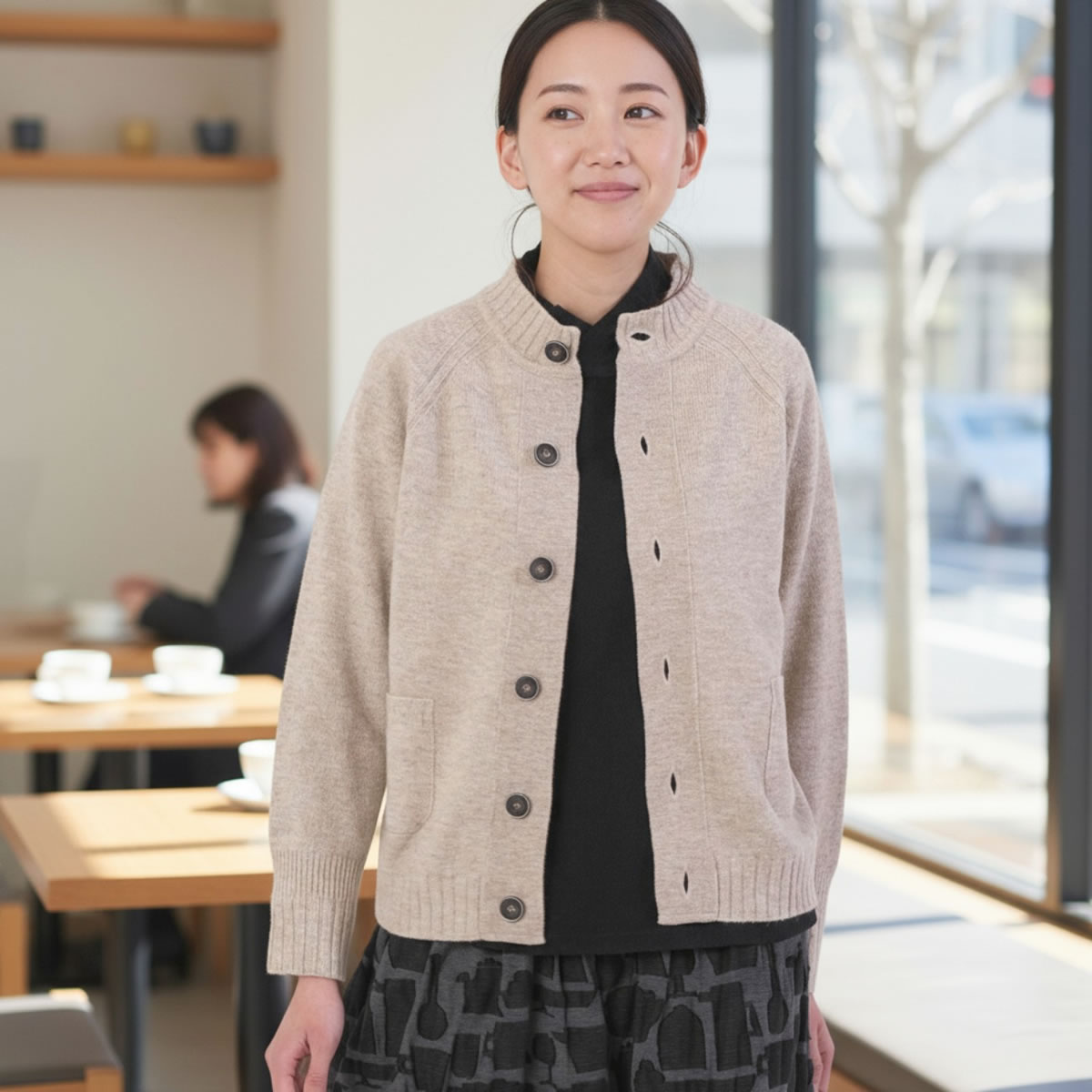 to touch（トゥータッチ） OTA KNIT ソフトウール ハイネック