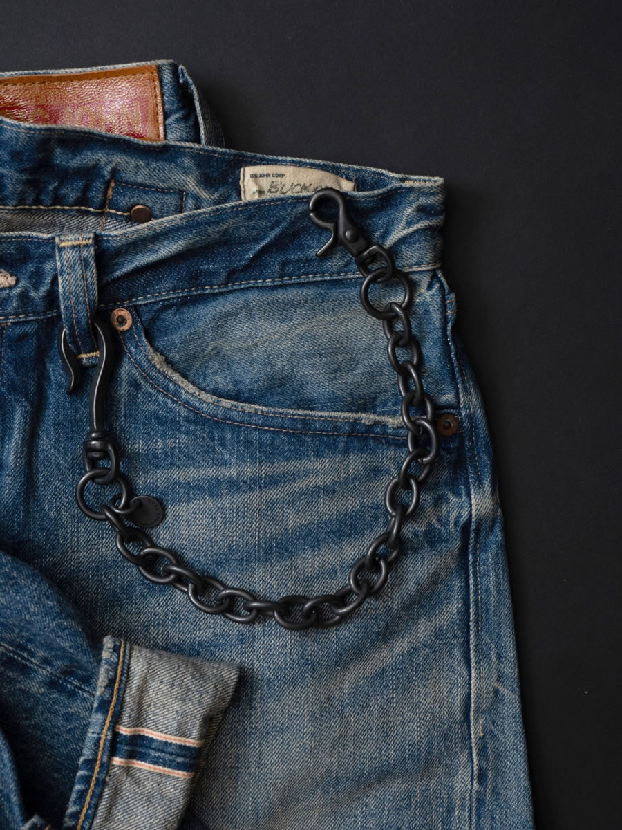 BIG JOHN ビッグジョン VWC04-DBK ウォレットチェーン 留め具 ディテール