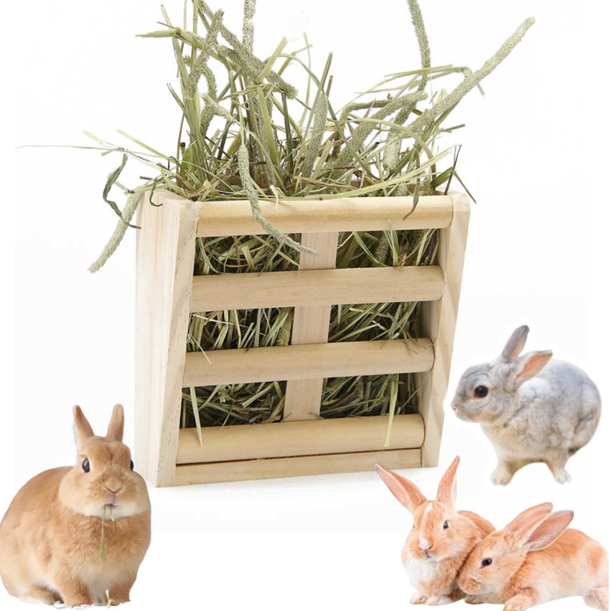 【小動物】牧草入れ、トイレ大と小セット Amazon | うさぎ ウサギ 牧草入れ 干し草ラックフードボウル ウサギ