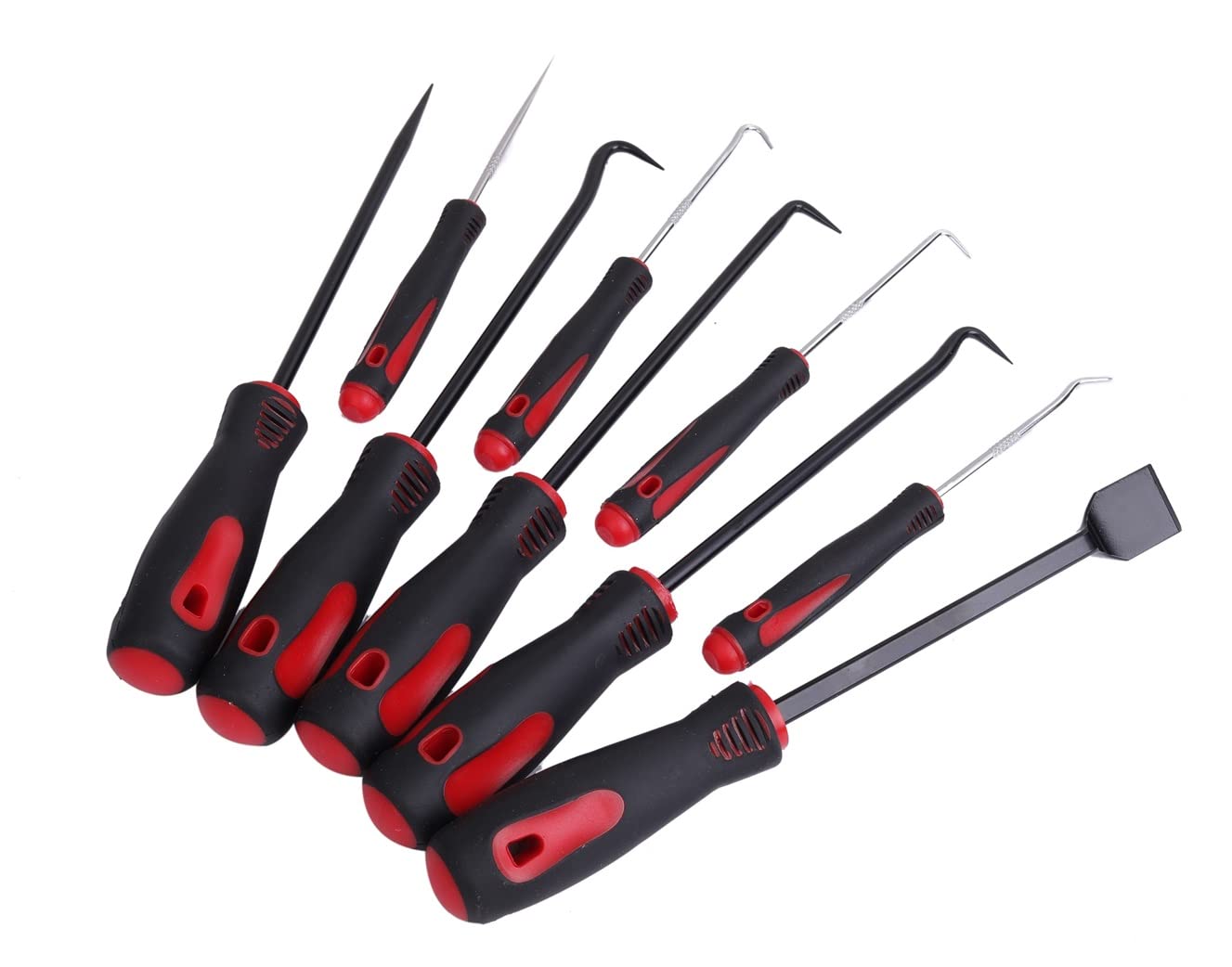 シールはがし 赤色 ピックツール オイルシール リムーバー 9種類セット パッキン交換 工具 メンテナンス オイル シール 9種セット 剥がし パッキ |  | 02