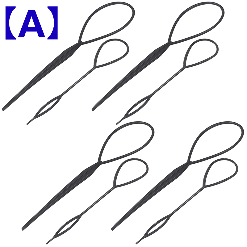 大・小 4セット】くるりんぱスティック ヘアスタイリングツール 大・小