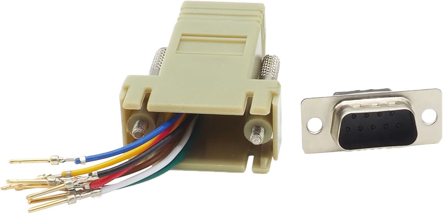 シリアル 9ピン 25ピン RJ45 変換コネクタ DB9 (メス) - (オス) DB25