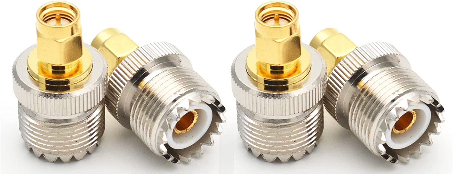 144MHz ハンディ八木アンテナ & 減衰器セット SMA変換コネクタつき アンテナ変換コネクタ 4点セット SMA - M型キット 変換アダプタ セット