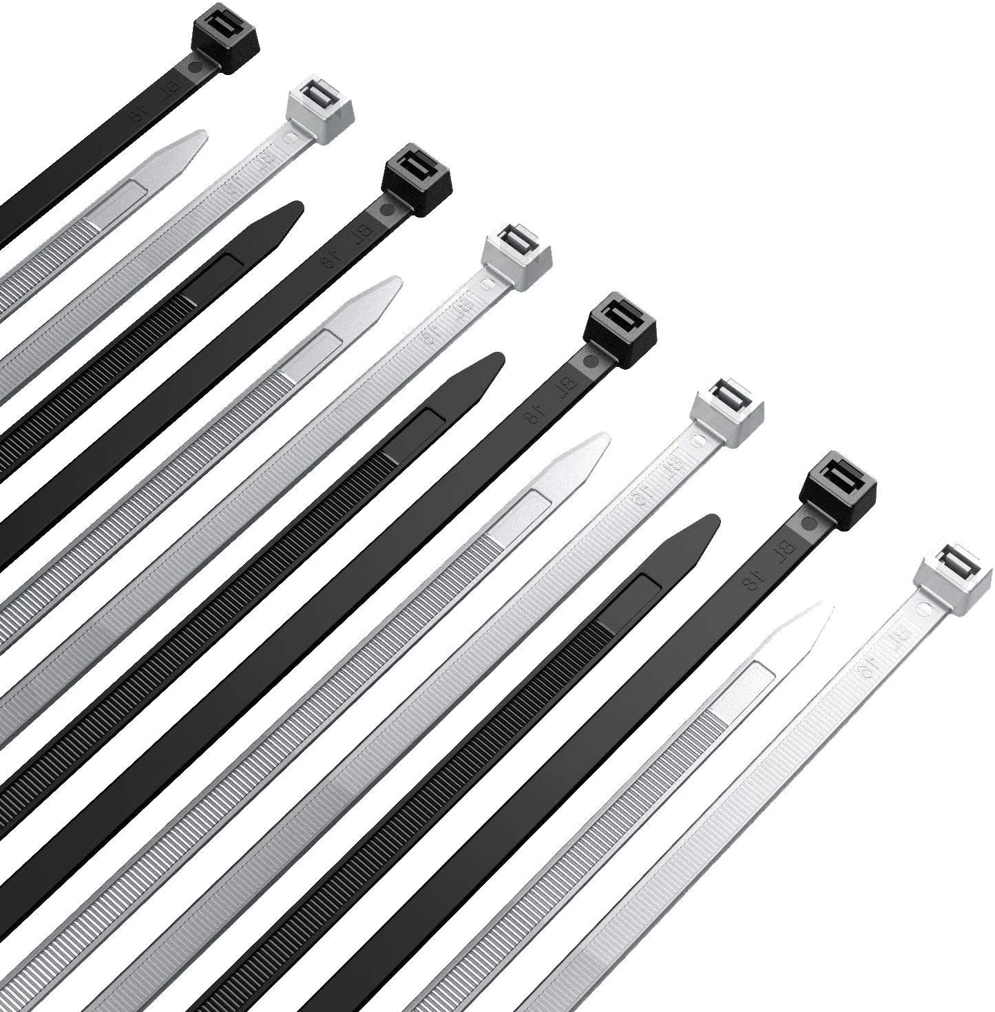 終売特価】ナイロン結束バンド 幅2.5mm 長さ100mm 難燃タイプ 合計200 
