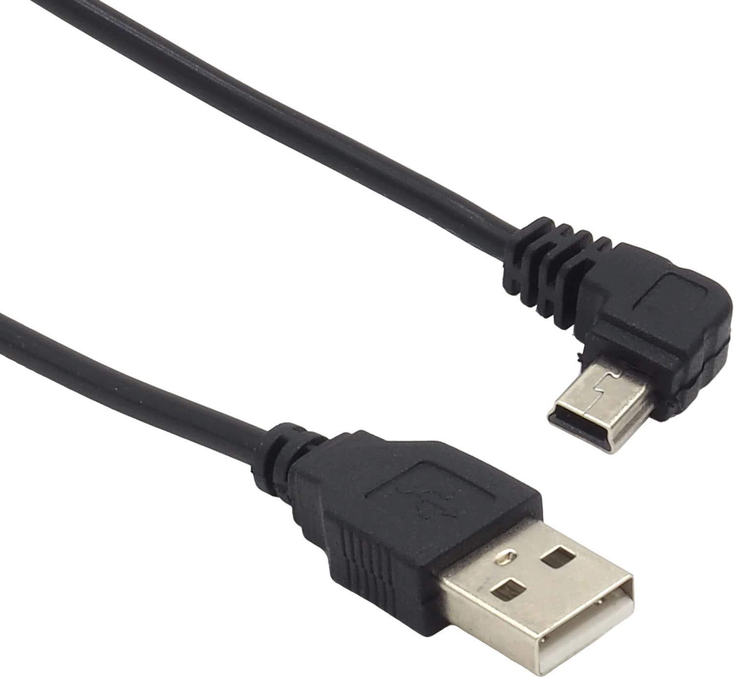 大きな割引 MiniUSBケーブル PS3用 コントローラー充電対応 オス L字 miniUSB 充電専用 ブラック オス USB-A PS3  miniB L字型CD データ通信不可 プレイステーション3（PS3）