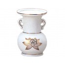 仏花瓶 ハス(金・青磁)