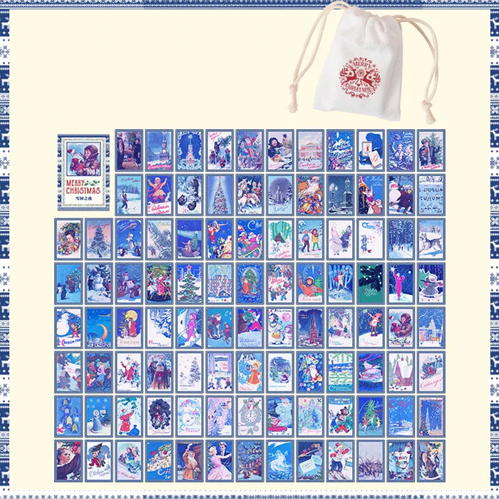 アメリカ【100シート】1968年 ヴィンテージ　クリスマスシール100シート アメリカ【100シート】1968年 ヴィンテージ クリスマスシール100シート