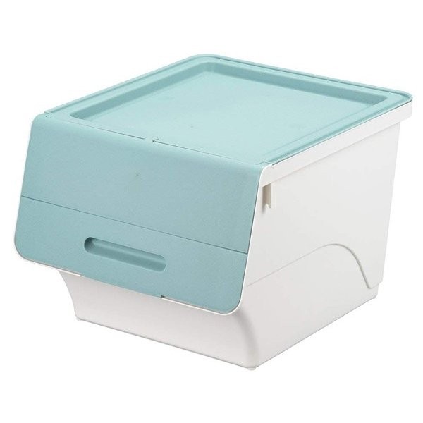 収納ボックス 蓋付き 収納ケース 積み重ね フラップ扉 : うさぎ屋