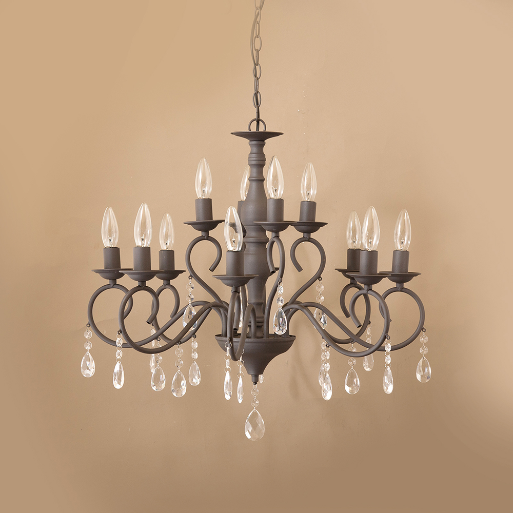 シャンデリア LED電球対応 12灯 照明 天井照明 シャンデリア球付属