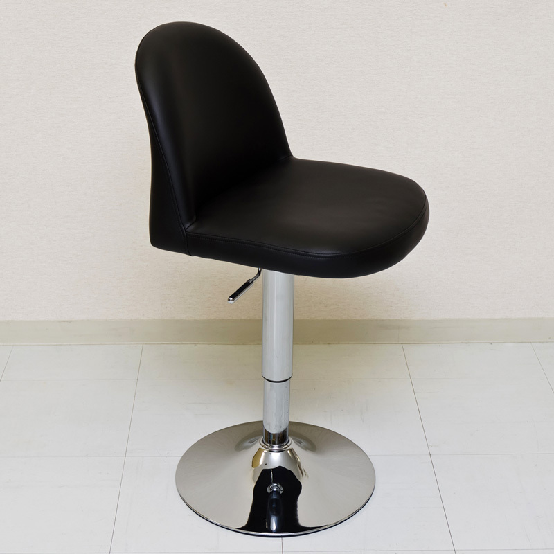 カウンターチェアー 回転 椅子 背もたれ スツール バーチェア 昇降