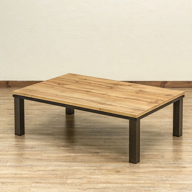 こたつ コタツ こたつテーブル 薄型 長方形 シンプル ローテーブル 低い 炬燵 火燵 リビング センターテーブル おしゃれ モダン オールシーズン  120×80cm
