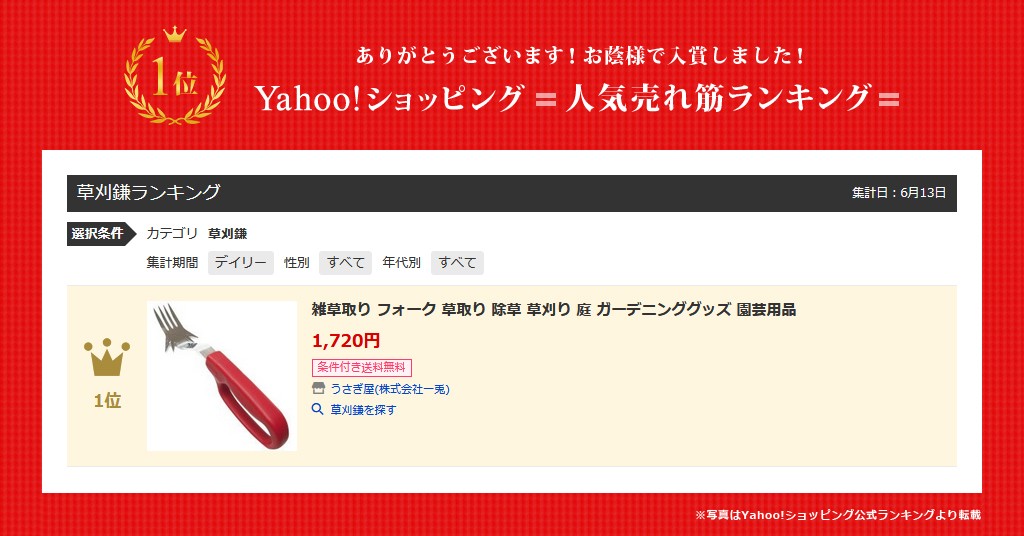 Yahoo!ショッピング売れ筋ランキング