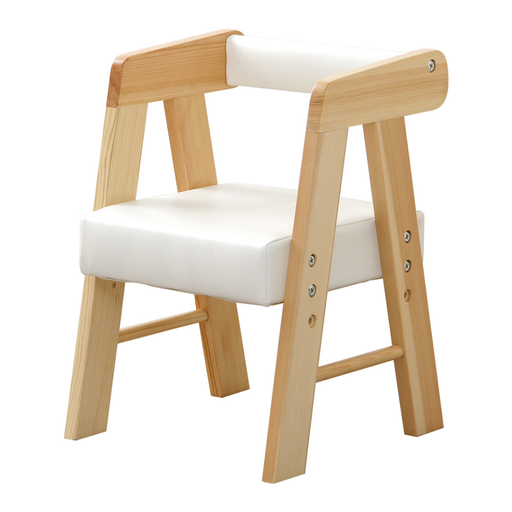 キッズチェア ロータイプ リビング ローチェア 天然木製 子供用椅子 子ども用 コンパクト 小さい 高さ調節 調整 安全 丈夫 お手入れ簡単 軽い 軽量 イス 即納｜usagi-shop｜04