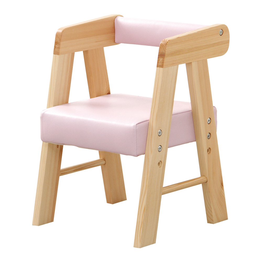 キッズチェア ロータイプ リビング ローチェア 天然木製 子供用椅子 子ども用 コンパクト 小さい 高さ調節 調整 安全 丈夫 お手入れ簡単 軽い 軽量 イス 即納｜usagi-shop｜03