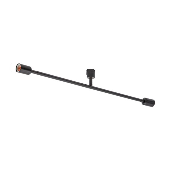 シーリングライト 北欧 2灯 led 対応 電球別売 天井照明 ブラック 黒