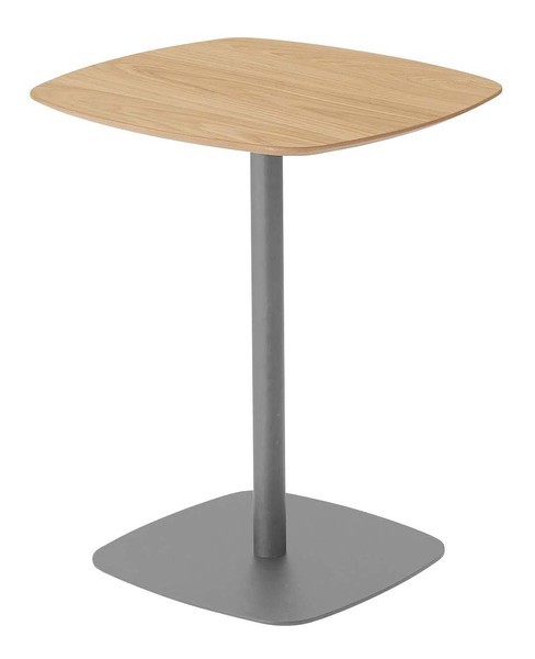 カフェテーブル 60×60cm シンプル 北欧 ナチュラル デザイン カントリー 木目 天板 スチール脚 おしゃれ リビング スタイリッシュ モダン グレー 白 ホワイト｜usagi-shop｜02