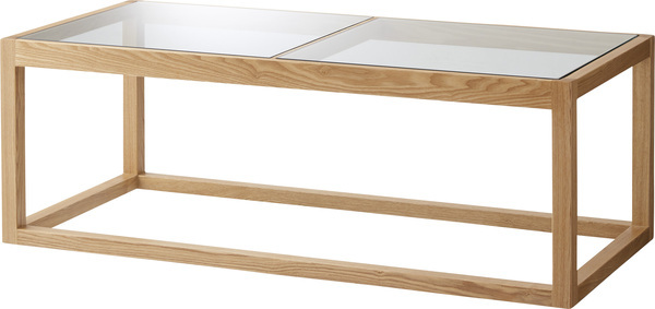 センターテーブル リビング ガラス天板 おしゃれ 北欧 ローテーブル 木製 天然木 スタイリッシュ ナチュラル カントリー シンプル 110×50cm 長方形 カジュアル｜usagi-shop｜03