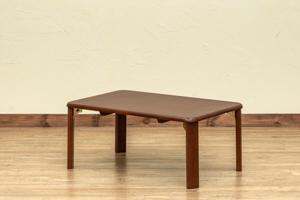 サカベ センターテーブル 70×50 折りたたみ リビングテーブル 継ぎ脚式