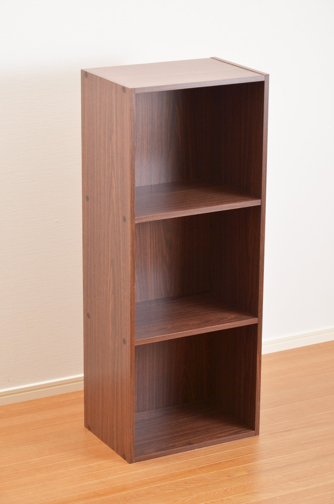 ホームテイスト（HOME taste） オープンラック 3個セット 棚 3段 A4