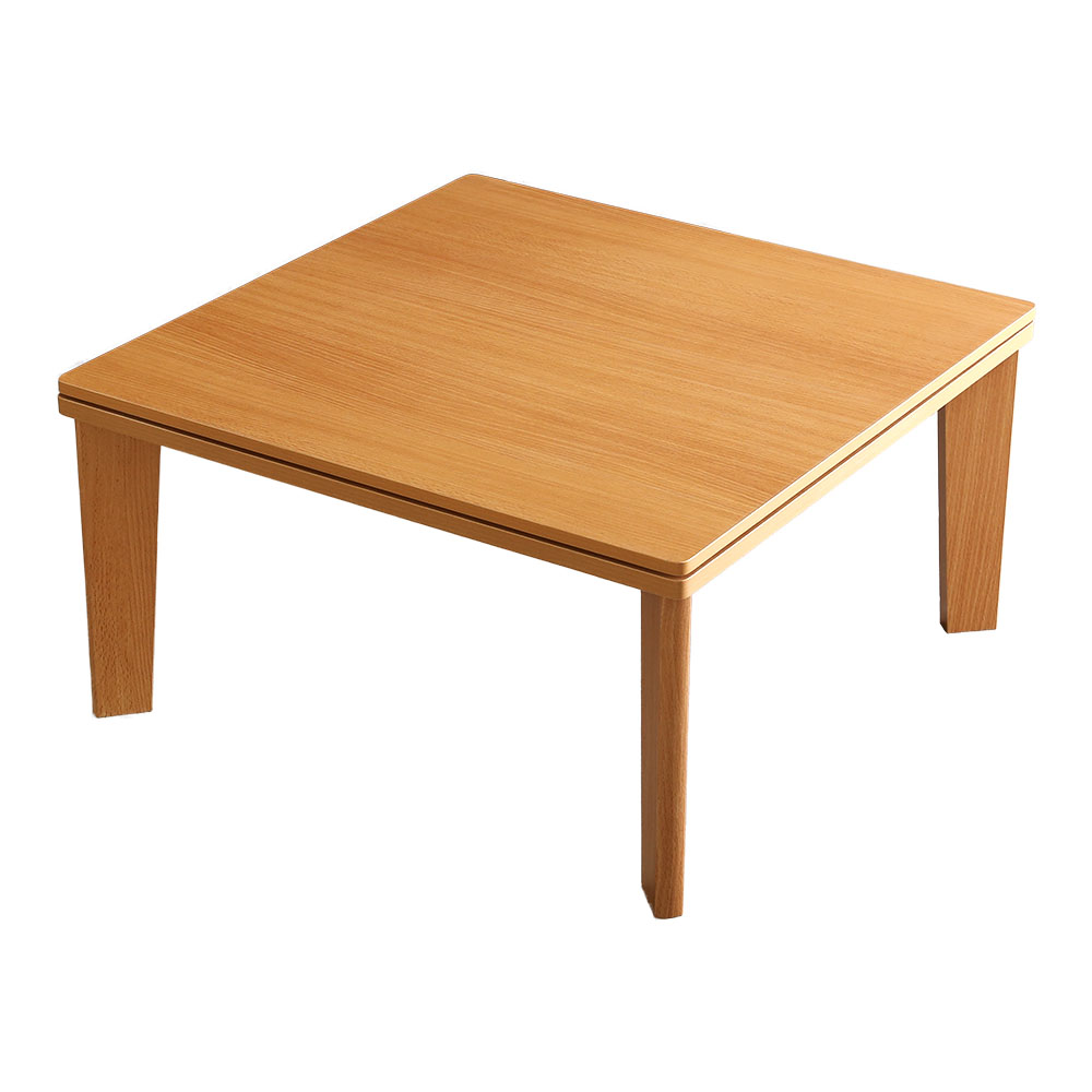 こたつ コタツ テーブル 単品 正方形 70×70cm 木目 家具調 北欧 おしゃれ 天板 リバーシブル 石英管 ローテーブル センターテーブル リビングテーブル｜usagi-shop｜02