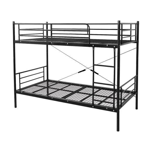 2段ベッド 分割可能 ニ段ベット 大人用 分離 分割 シングル 2段ベッド ベット はしご パイプベッド スチール メッシュ 大人対応 サイズ 頑丈 丈夫 安心 耐荷重｜usagi-shop｜02