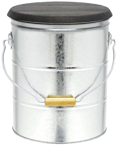 米びつ 5kg トタン 缶 亜鉛メッキ鋼板 桧 ひのき 檜 フタ 蓋 ふた 保存