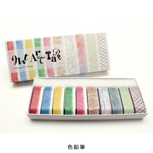 マスキングテープ 手書き風 くれよん 水彩絵の具 色鉛筆 mt art tape カモイ シール 貼ってはがせる 賃貸対応 マンション リメイク  リフォーム DIY おしゃれ : lic-kmi-mt-022 : うさぎ屋 インテリア&DIY - 通販 - Yahoo!ショッピング