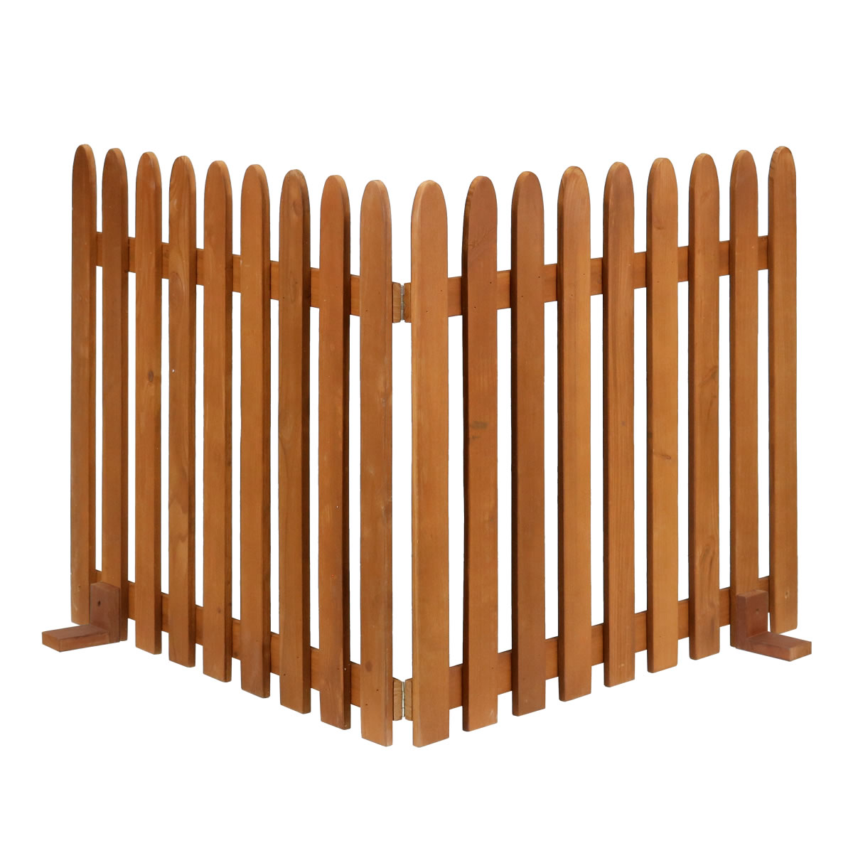 ウッドフェンス 縦格子 折り畳み 折りたたみ 通路 花壇 庭