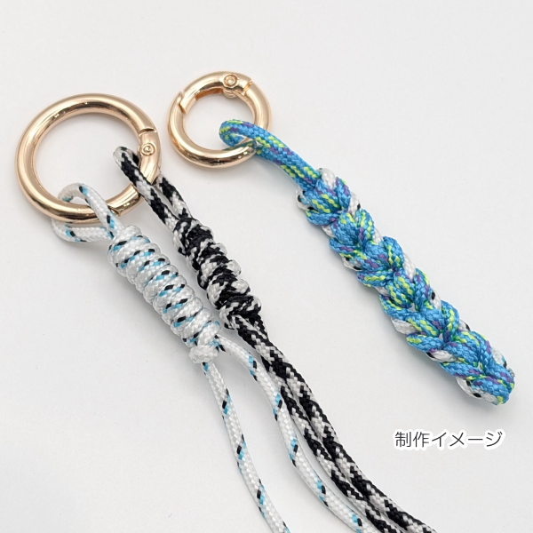 パラコード 幅2mm 約3メートル ポリエステル 紐 ひも カラフル系