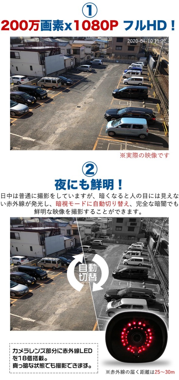 防犯カメラ 簡単設置 家庭用 遠隔監視 スマホ 高画質 手軽 TR2 : うさ