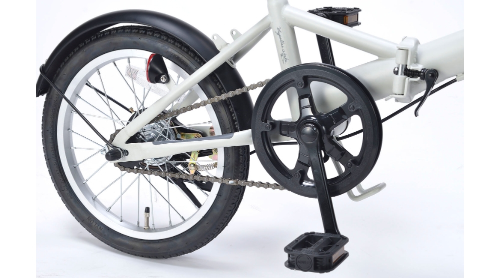 折畳自転車16 MF101 サンドベージュ/アイスグレー/ ミスティネイビー