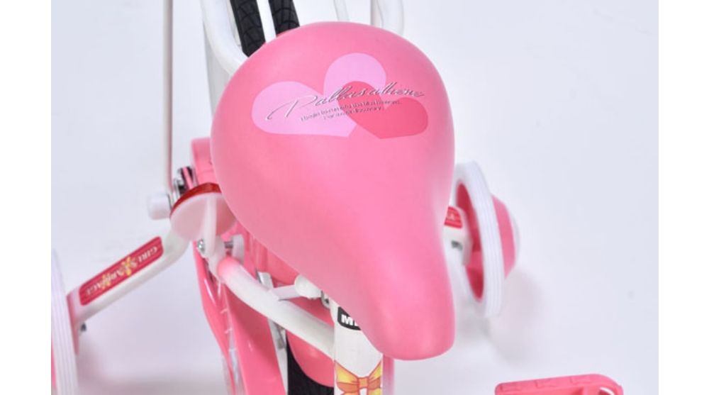 子供用自転車16 補助輪付 女の子用 MD-12 4色 ラベンダー/アプリコット