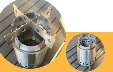 鍛冶屋の頓珍漢 Solo Stove Titan ソロストーブ タイタン専用 五徳