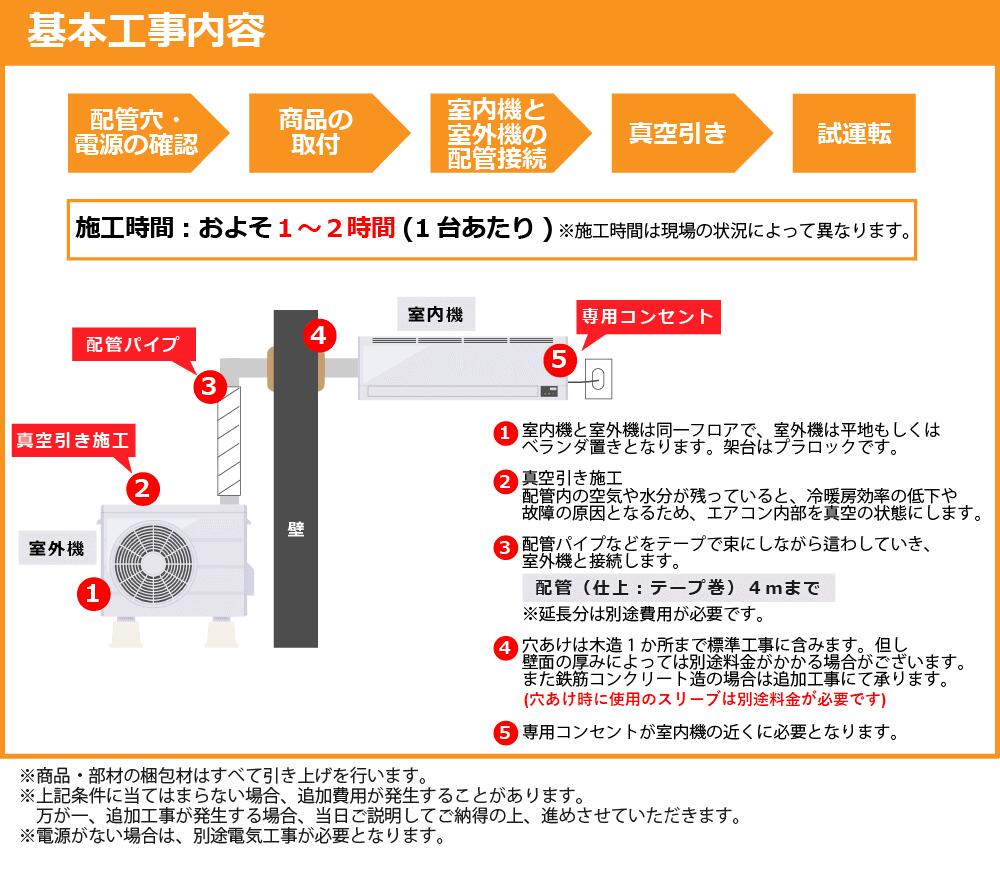 標準取付工事込 シャープ ルームエアコン 6畳用 DMシリーズ 2023年